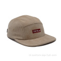 5 paneel corduroy camper hoed